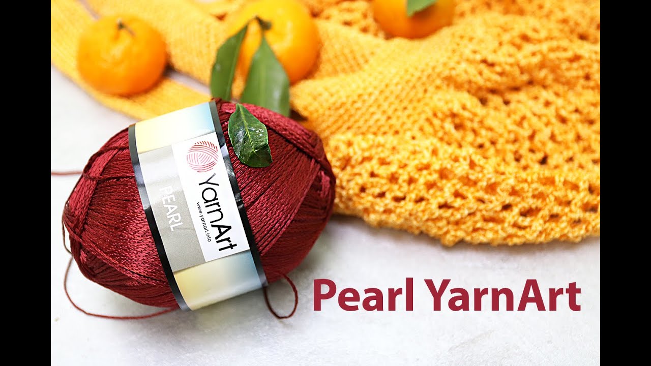 🌿Пряжа вискоза. Pearl Yarnart. Обзор пряжи с живыми образцами узоров.