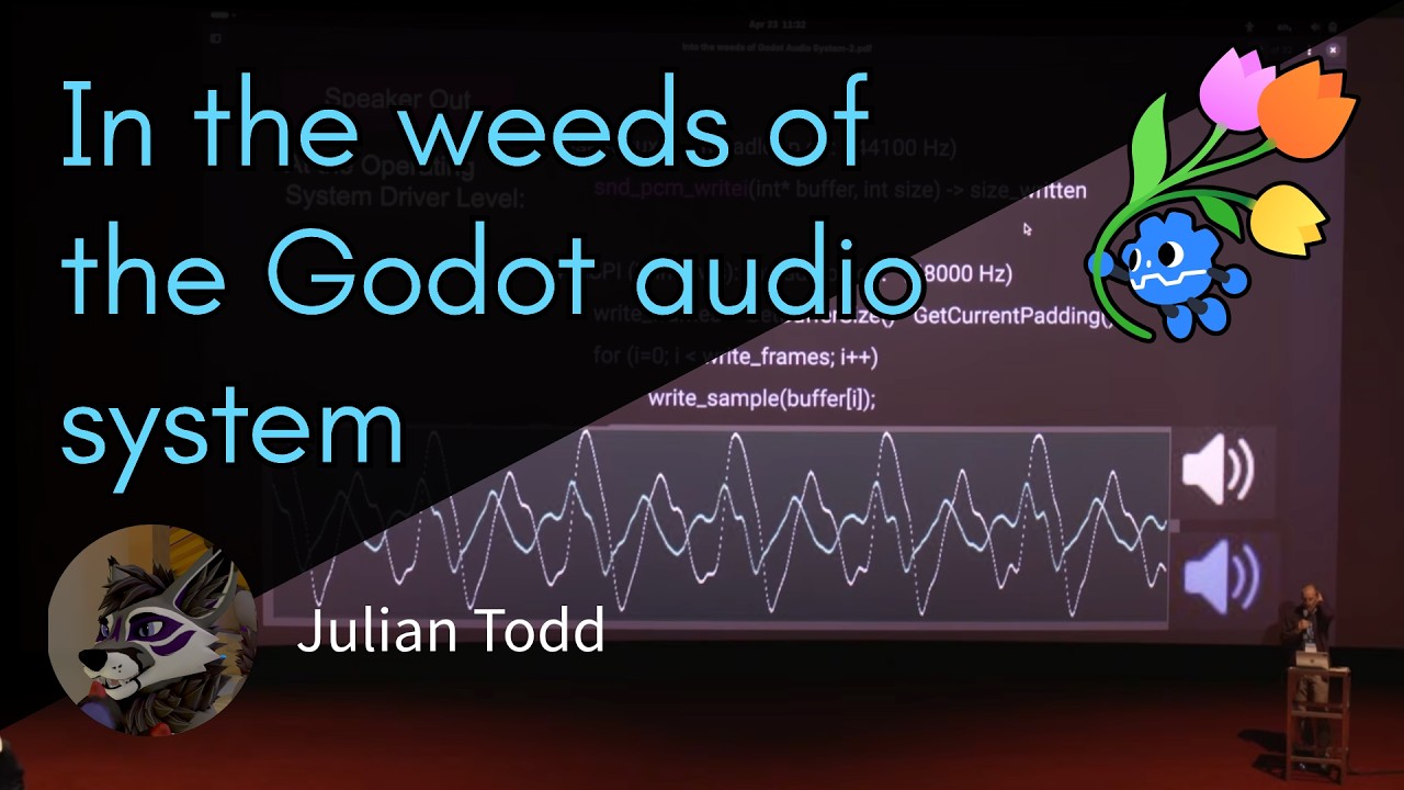 In the weeds of the Godot audio system &ndash; Julian Todd &ndash; GodotCon 2026