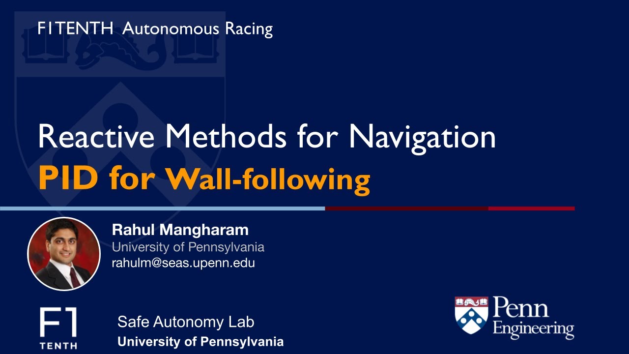 F1TENTH L04  - PID Control for Wall Following