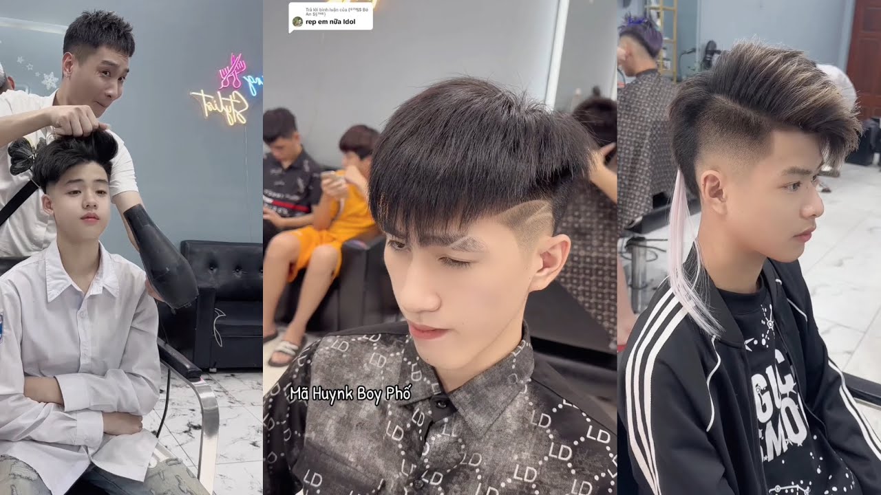 Khi các boy phố mã quynh xuống phố hớt tóc hót trend sẽ ra