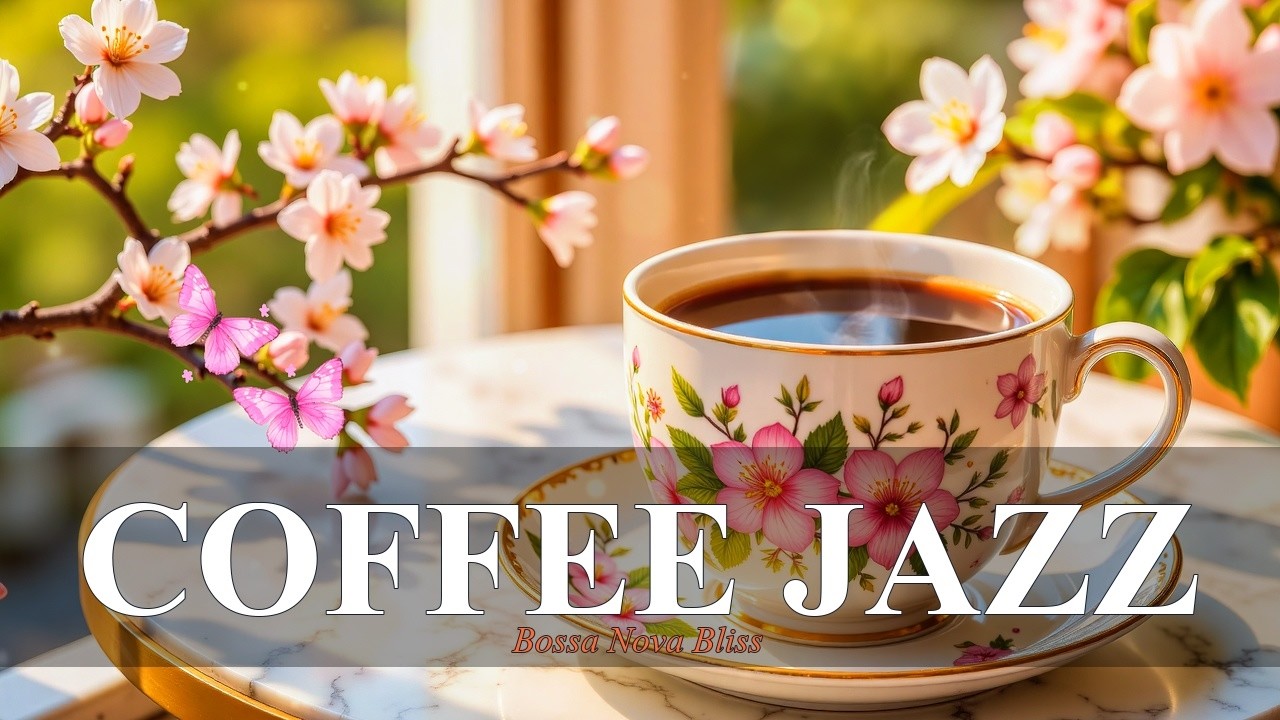 Coffee & Bossa Nova Jazz ☕ Relaxing Spring Cafe Music for Morning Coffee, Work & Study