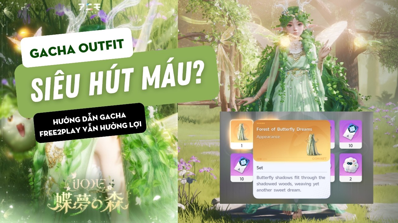 [ANIIMO] GACHA OUTFIT LEGENDARY ĐẦU TI&Ecirc;N - SI&Ecirc;U H&Uacute;T M&Aacute;U?