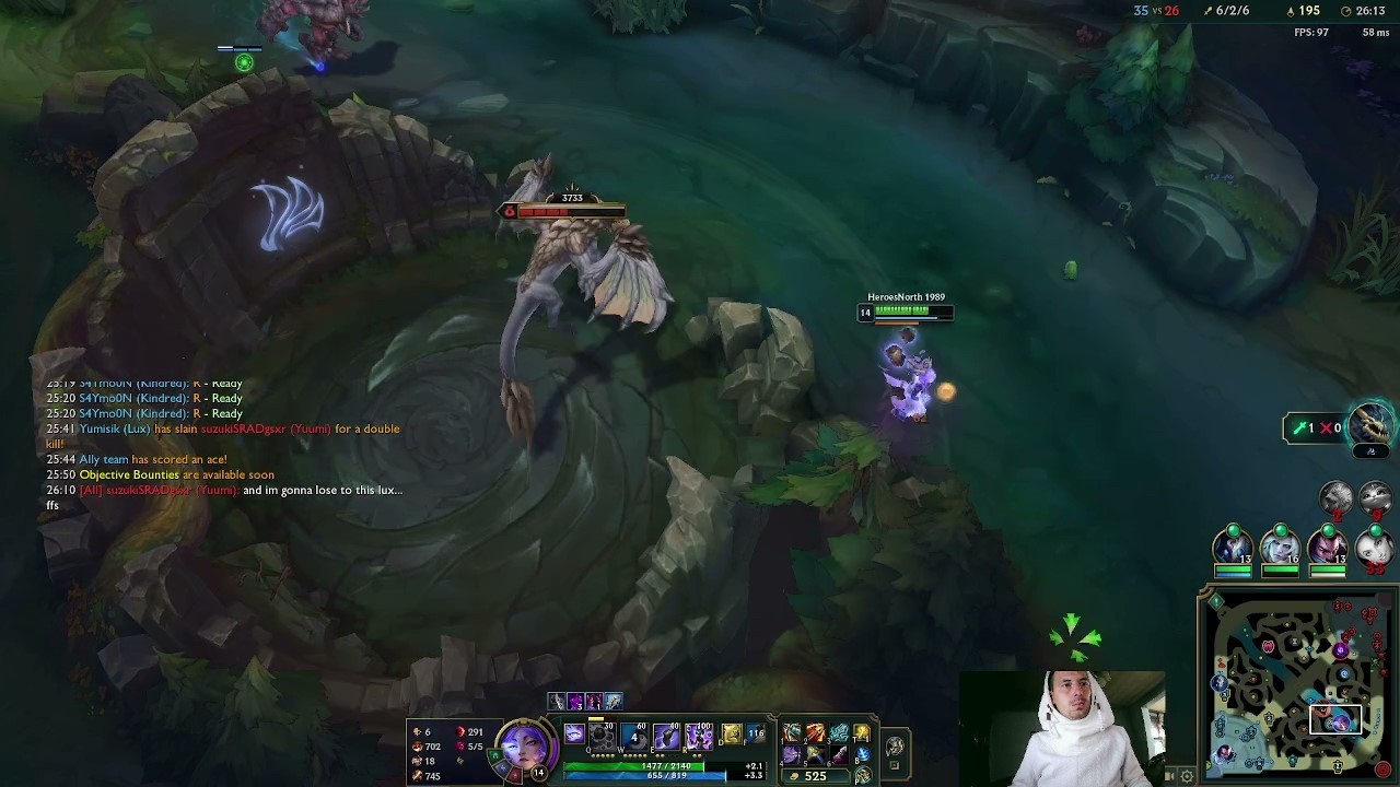 Enemy yummi flamed my supp this was easy victory