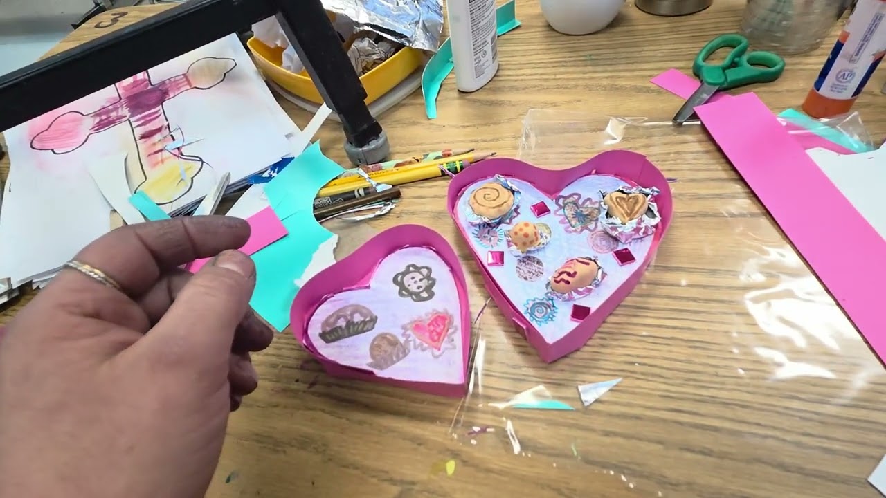 MINI Valentine Chocolate 3D Art #Valentinesart