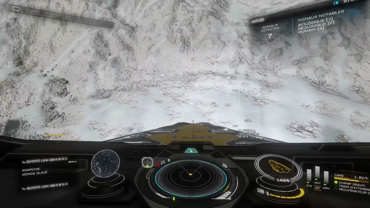 Comment trouver les matériaux bruts dans Elite Dangerous. Posez vous dans les zones rocheuses! (ODY)