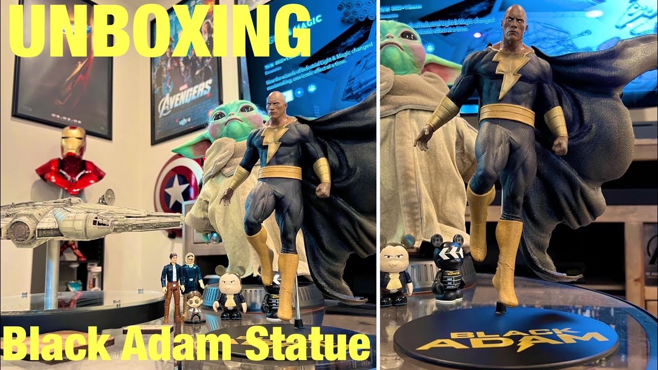 UNBOXING | Black Adam Mcfarlane Toys Statue #unboxing #blackadam #dwaynejohnson #mcfarlanetoys