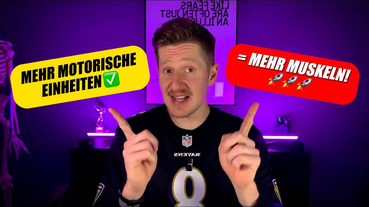 WILLST DU MEHR MUSKELN? DANN MUSST DU DAS &Uuml;BER MOTORISCHE EINHEITEN WISSEN!!!