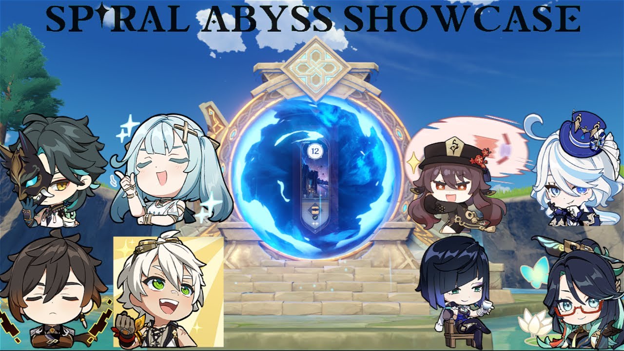 Genshin Impact 4.4 - Spiral Abyss (Floor 12 Showcase) - Plunge Impact