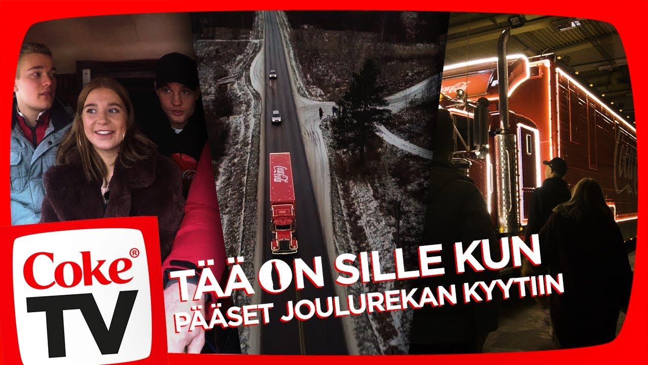 ILONA, BENJAMIN JA SCOUPPI JOULUREKAN KYYDISSÄ! #CokeTVSuomi