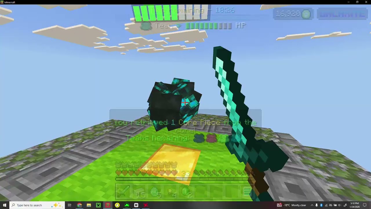 Wining in Bedwars. (Old Video)