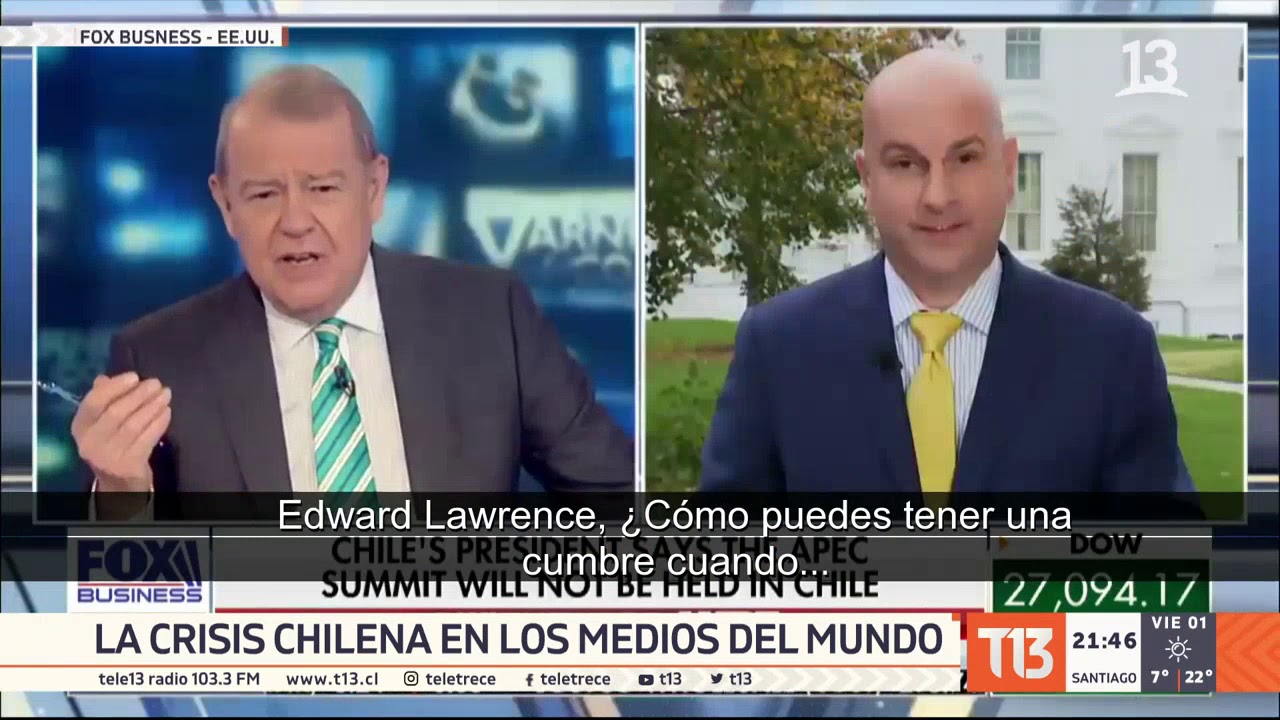 La crisis social chilena en medios de comunicación del mundo