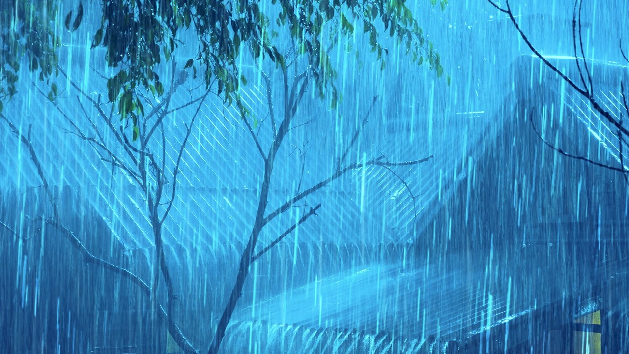 Insomnia Relief in 3 Minutes, Sleep Well with Heavy Rain on Tin Roof & Thunder Rumbling at Night