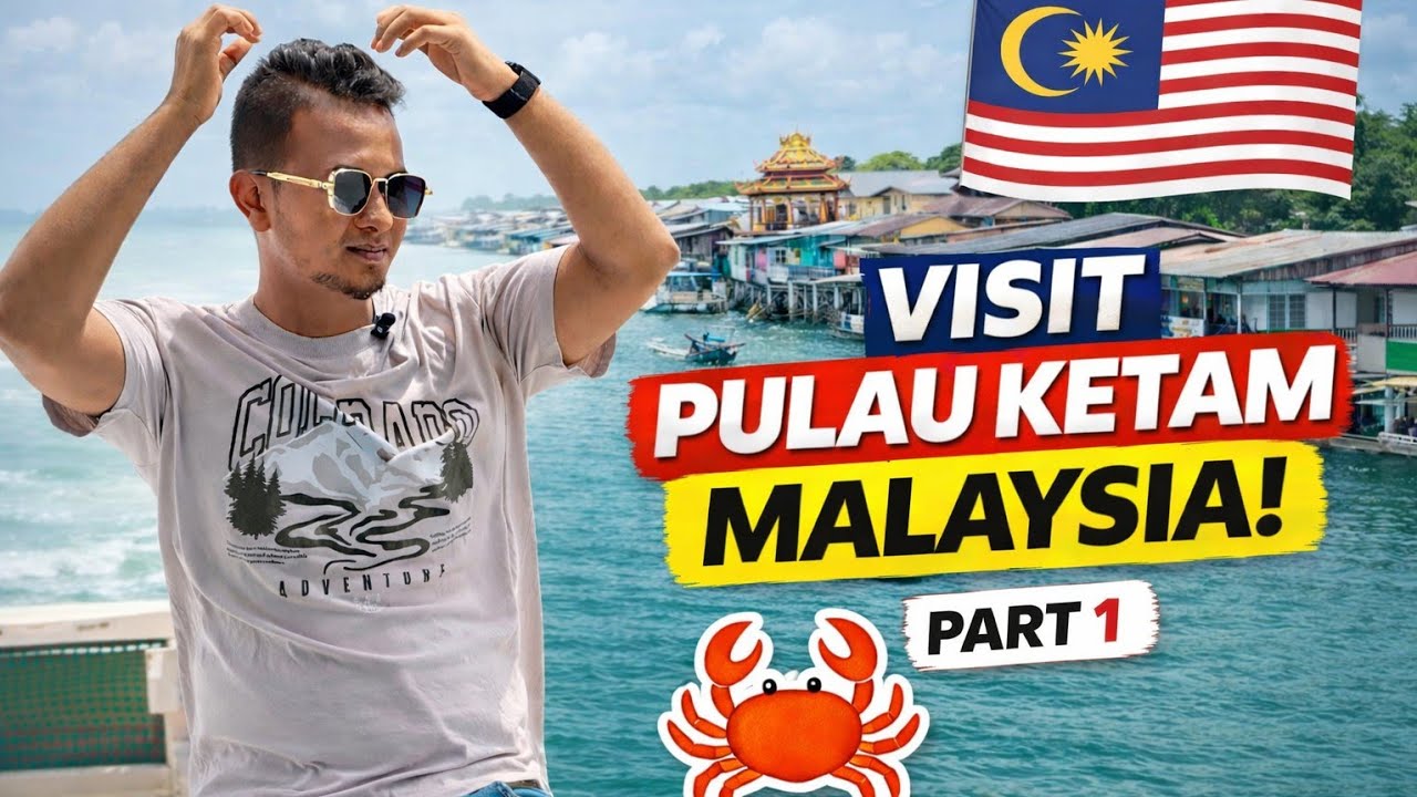 Pulau ketam❤️❤️ কাকড়া বিচ মালয়েশিয়া 🇲🇾🇲🇾#viral #pulauketam 