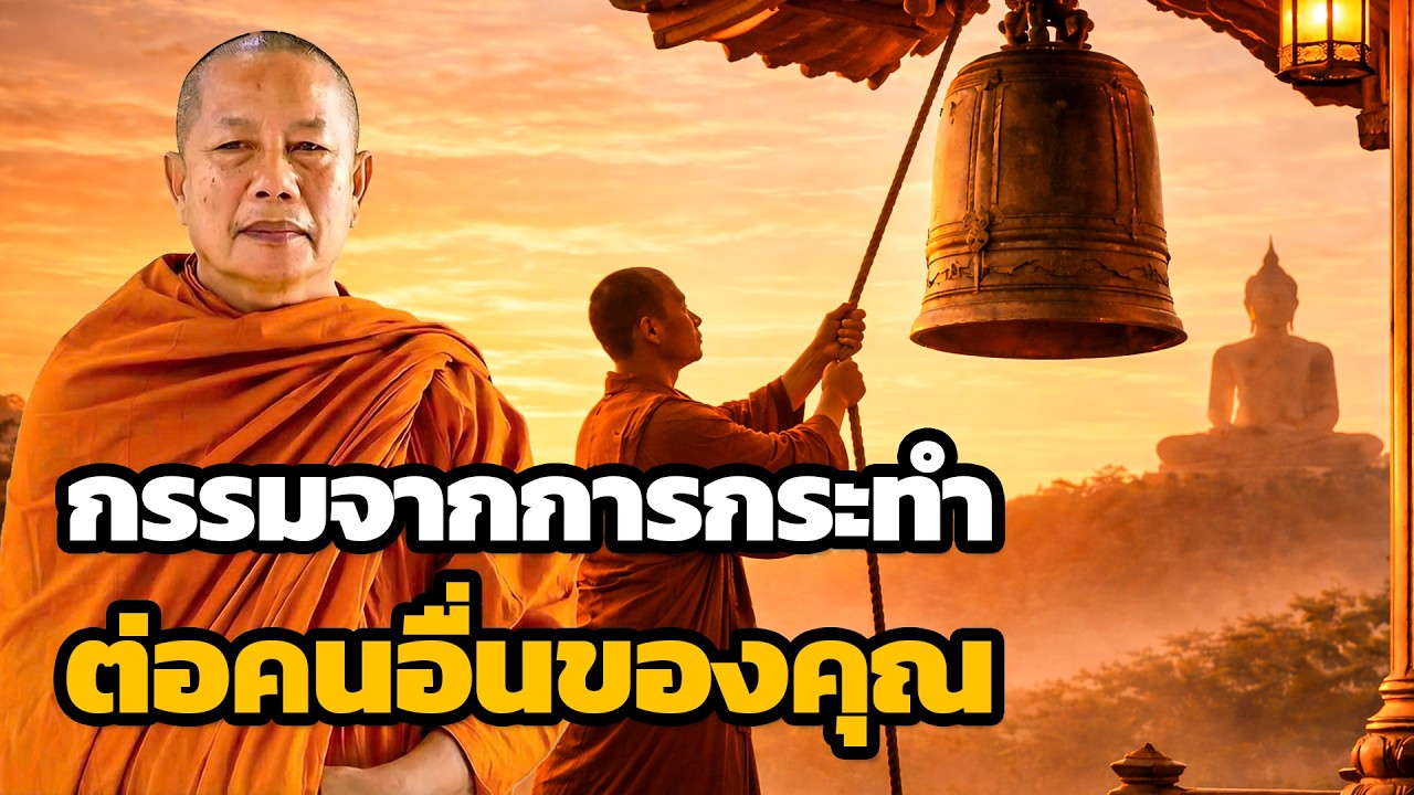 กระแสกรรม..กรรมจากการปฏิบัติต่อผู้อื่น ธรรมะคลายทุกข์ พระมหาบุญช่วย ปัญญาวชิโร