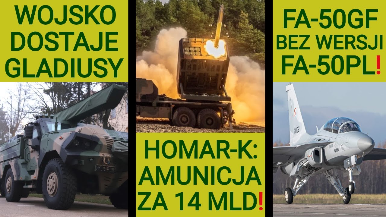 FA-50GF bez modernizacji do wersji PL, wielki kontrakt dla Homarów-K!: WOJSKOWE NEWSY #348