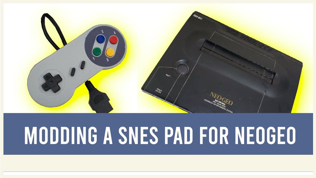 Modding a Cheap SNES Gamepad for Neo Geo/Supergun