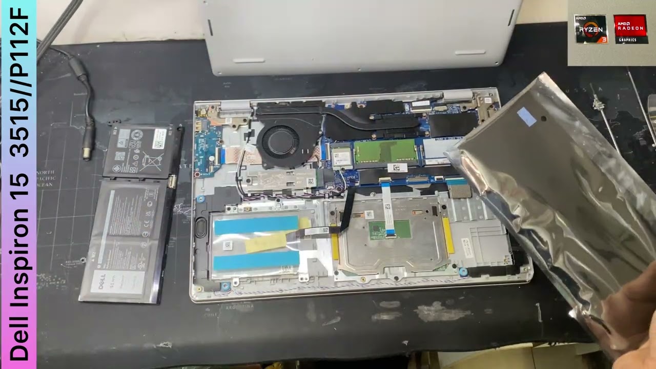 Dell Inspiron 15 3515 battery replacemen. Dell P112F battery replacement.#laptop#dell#battery