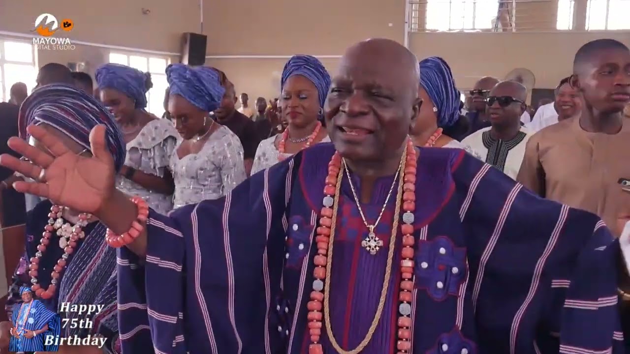 OYINLOLA@75  Vd Church Service 2
