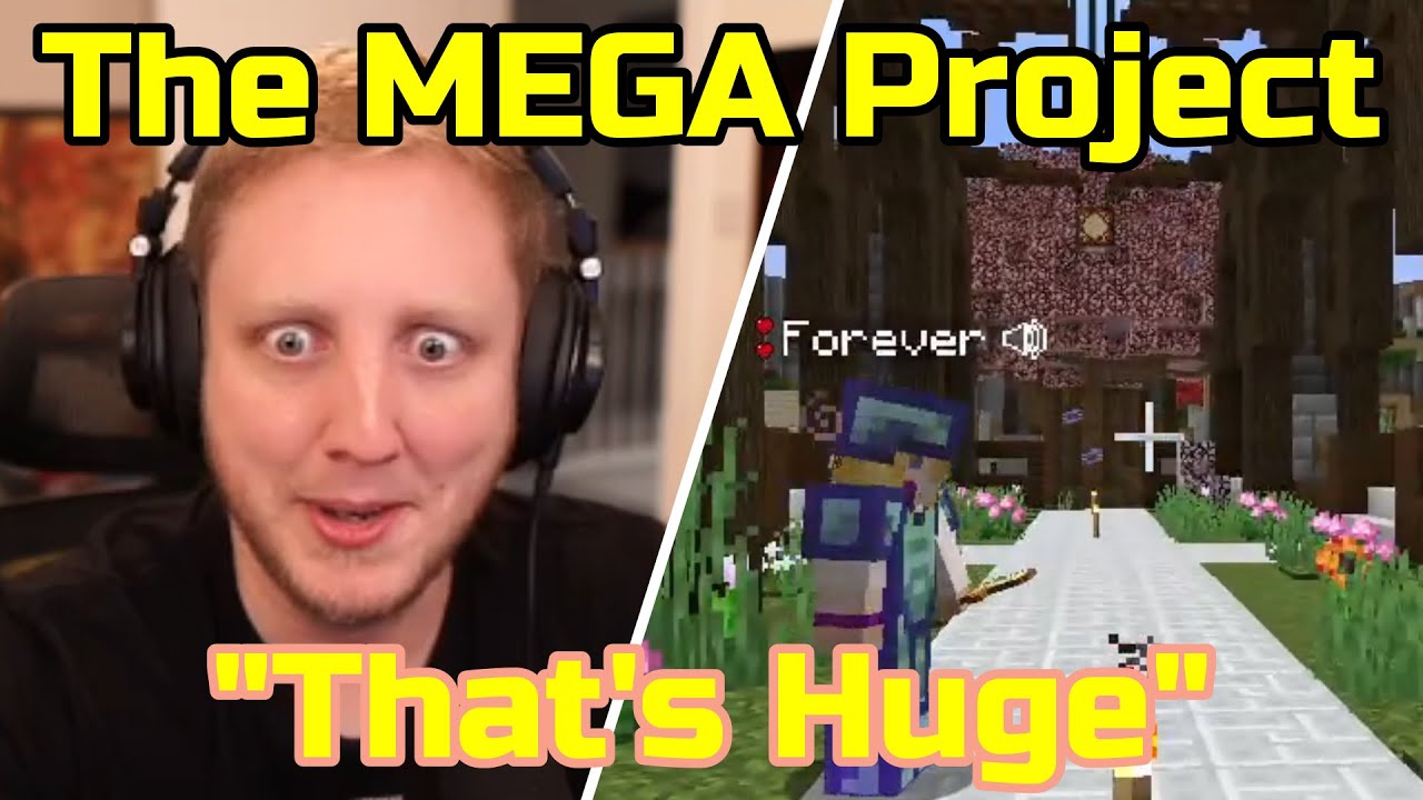 Philza VISITS FOREVER'S MEGA BASE with Chayanne on QSMP Minecraft