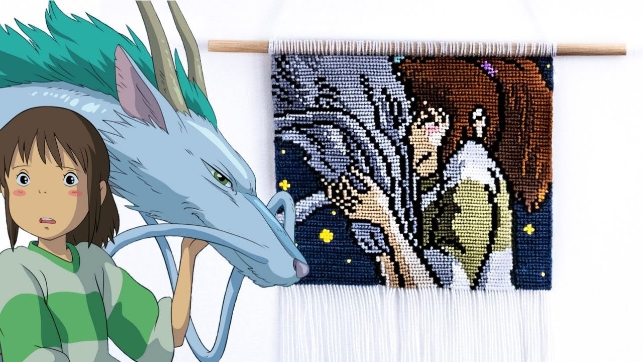 I made a Spirited Away wall hanging
