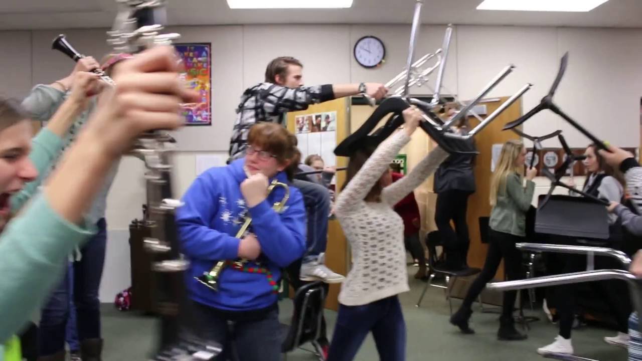 Mannequin Challenge -Clare High School Band