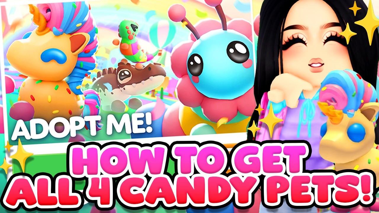How to Get ALL 4 CANDY PETS 🍬 Adopt Me SUGARFEST Event Guide 🧁