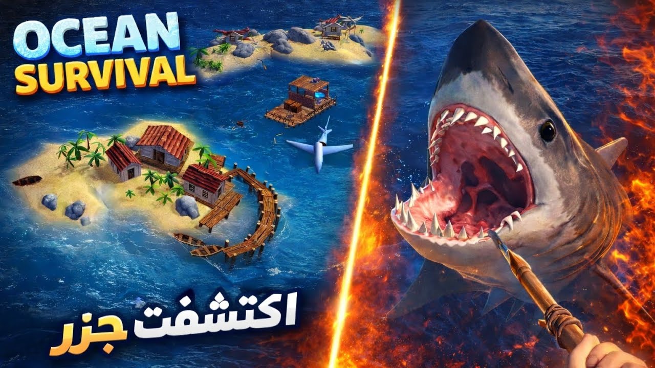 النجاة|بالبحر1|لعبة حماسية|🔥🔥
