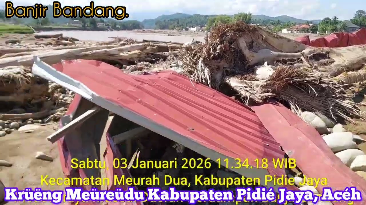 Dampak dari Banjir Krueng Meureudu Pidie Jaya 2025