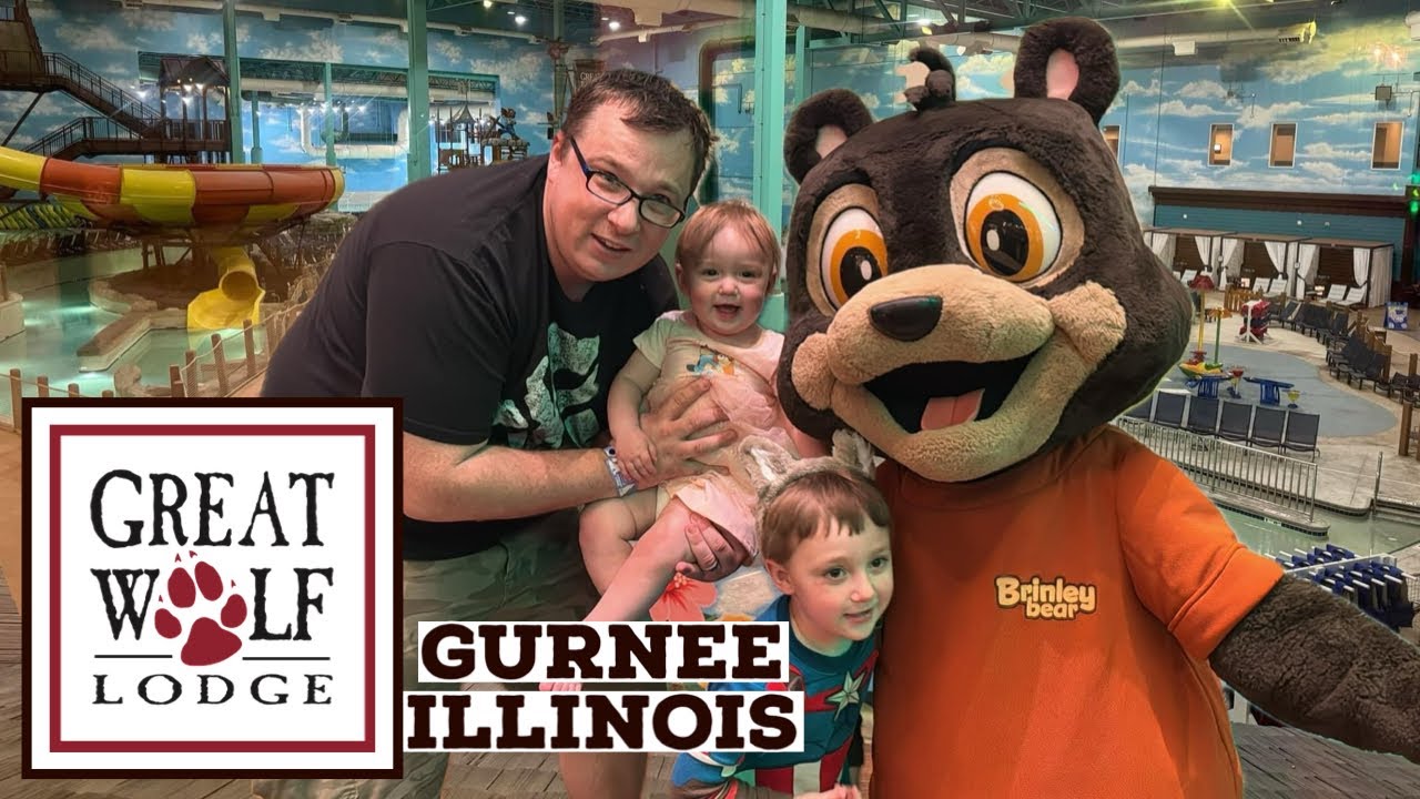 Great Wolf Lodge Gurnee Illinois - Two Bedroom Grizzly Bear Suite and Resort Tour