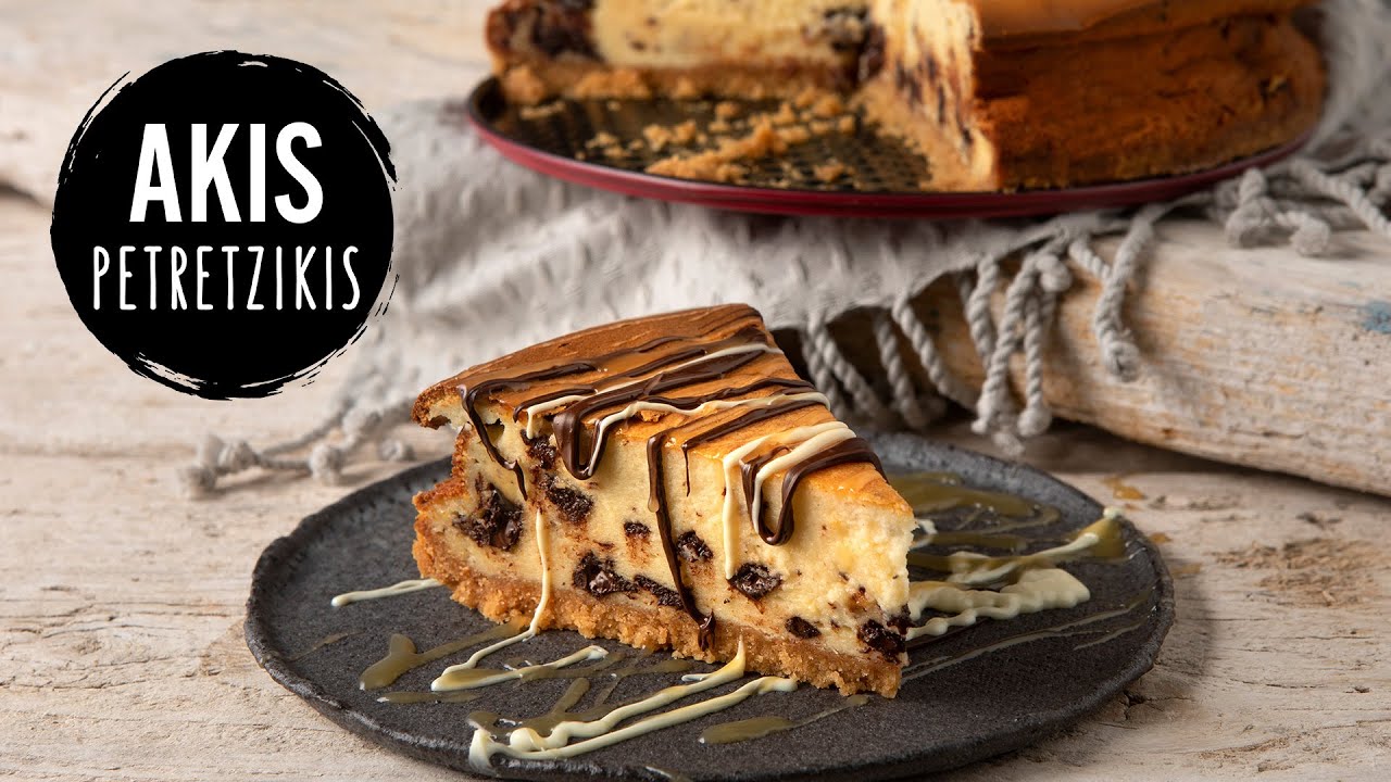 Stracciatella Cheesecake | Akis Petretzikis