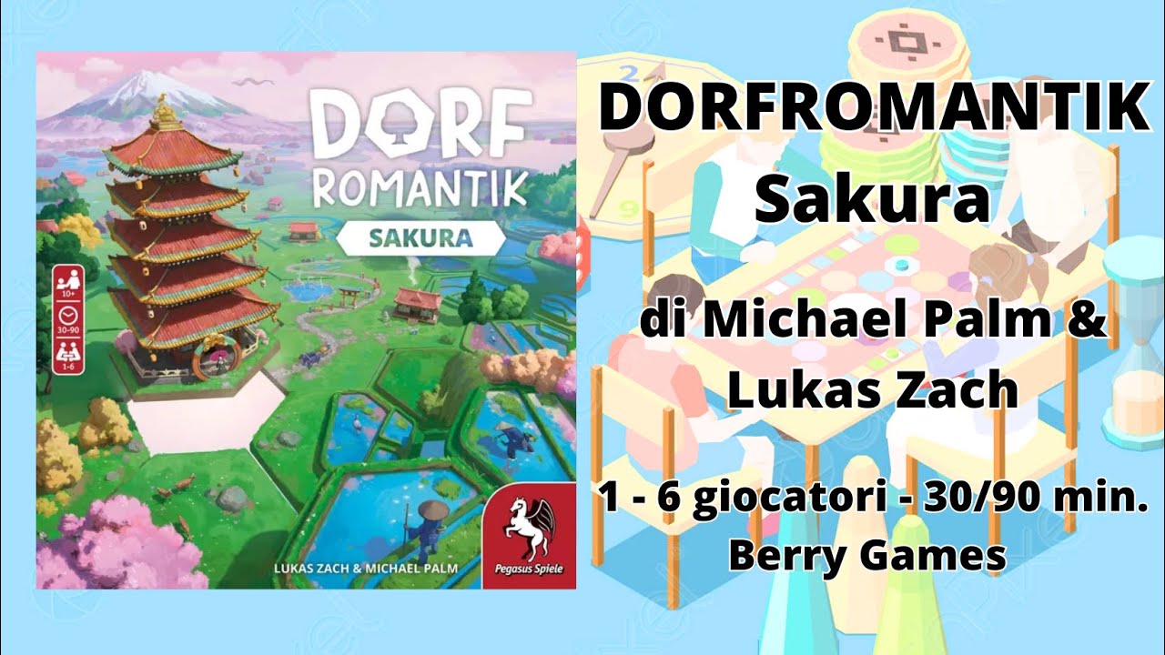 Dorfromantik Sakura (gioco da tavolo) - Tutorial italiano
