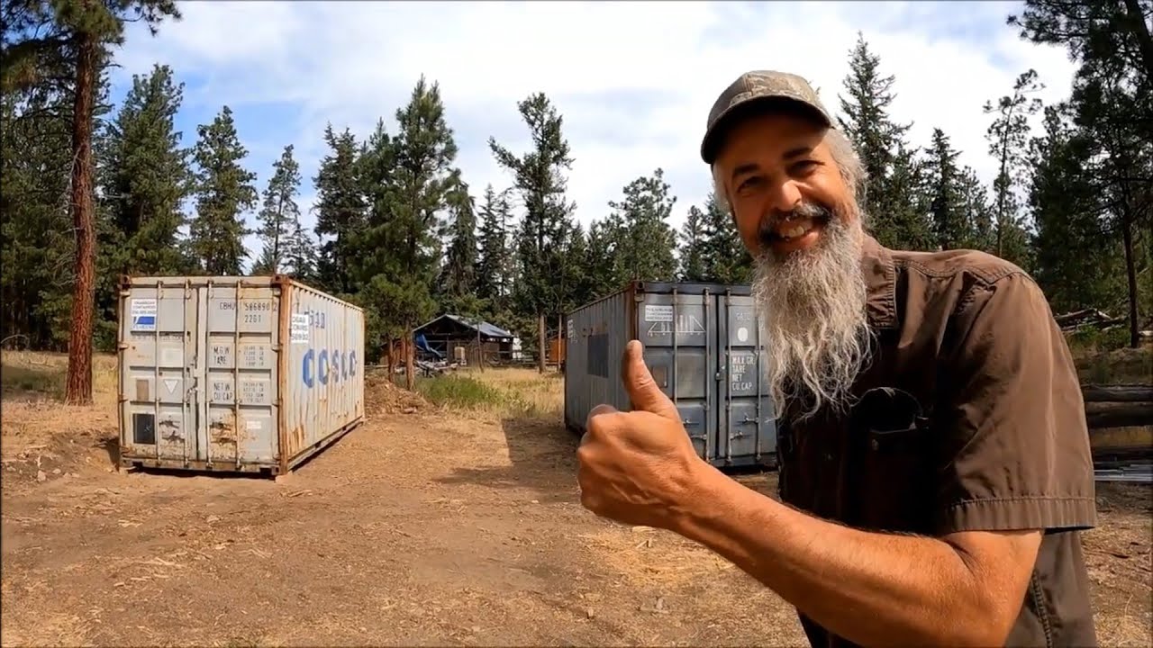 Shipping Container Machine Shed and Storage Project Start