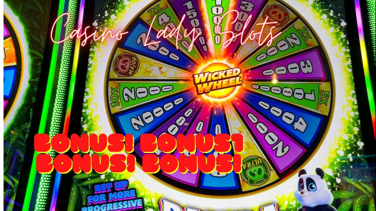 BONUS! BONUS! WICKED WHEEL PANDA! Video Slots. BONUS! BONUS!