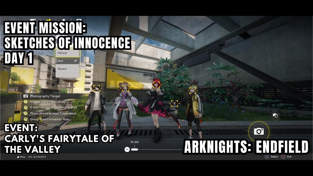 [Arknights: Endfield Event Mission] Sketches of Innocence: Help Carly Complete Her Storybook