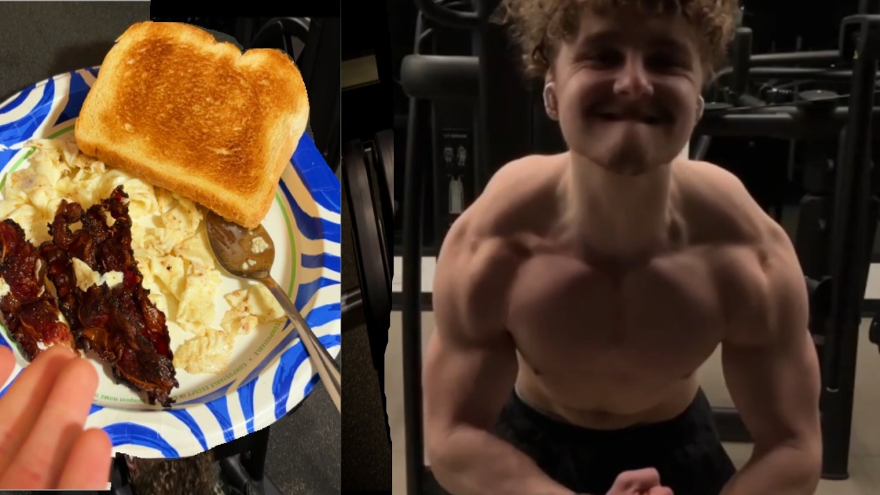 EATING A HUGE BREAKFAST THEN HITTING CHEST