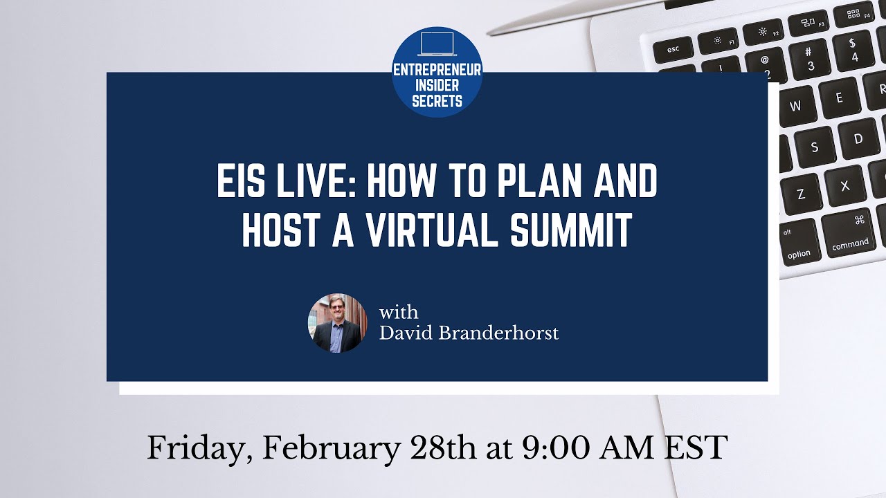 EIS Live: How to Plan and Host a Virtual Summit