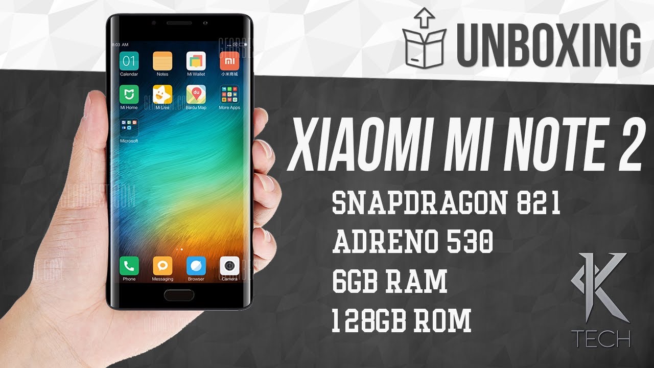 O poderoso Xiaomi Mi Note 2 - Unboxing