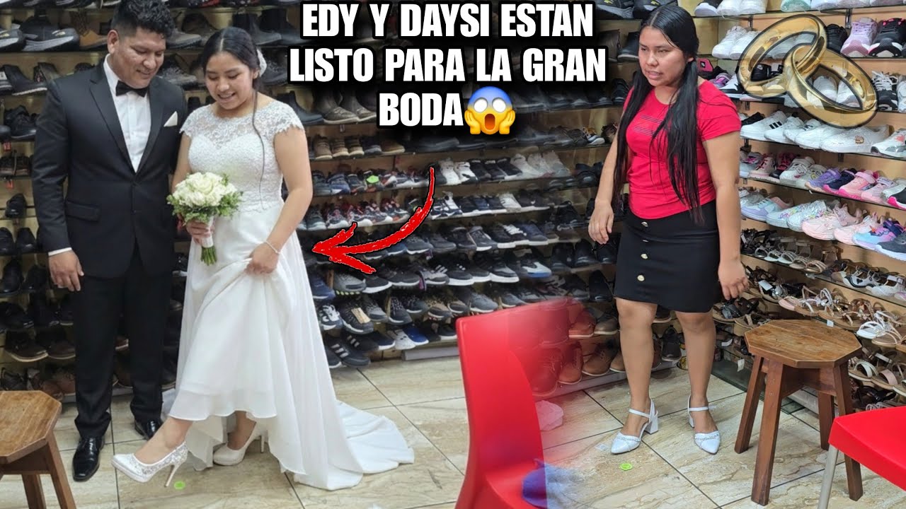 ASI Luce DAYSI Con Sus Tacones😍EDY Quedo Completamente Enamorado👰‍♀️Si No Lo Grabo No Lo Creerias😱