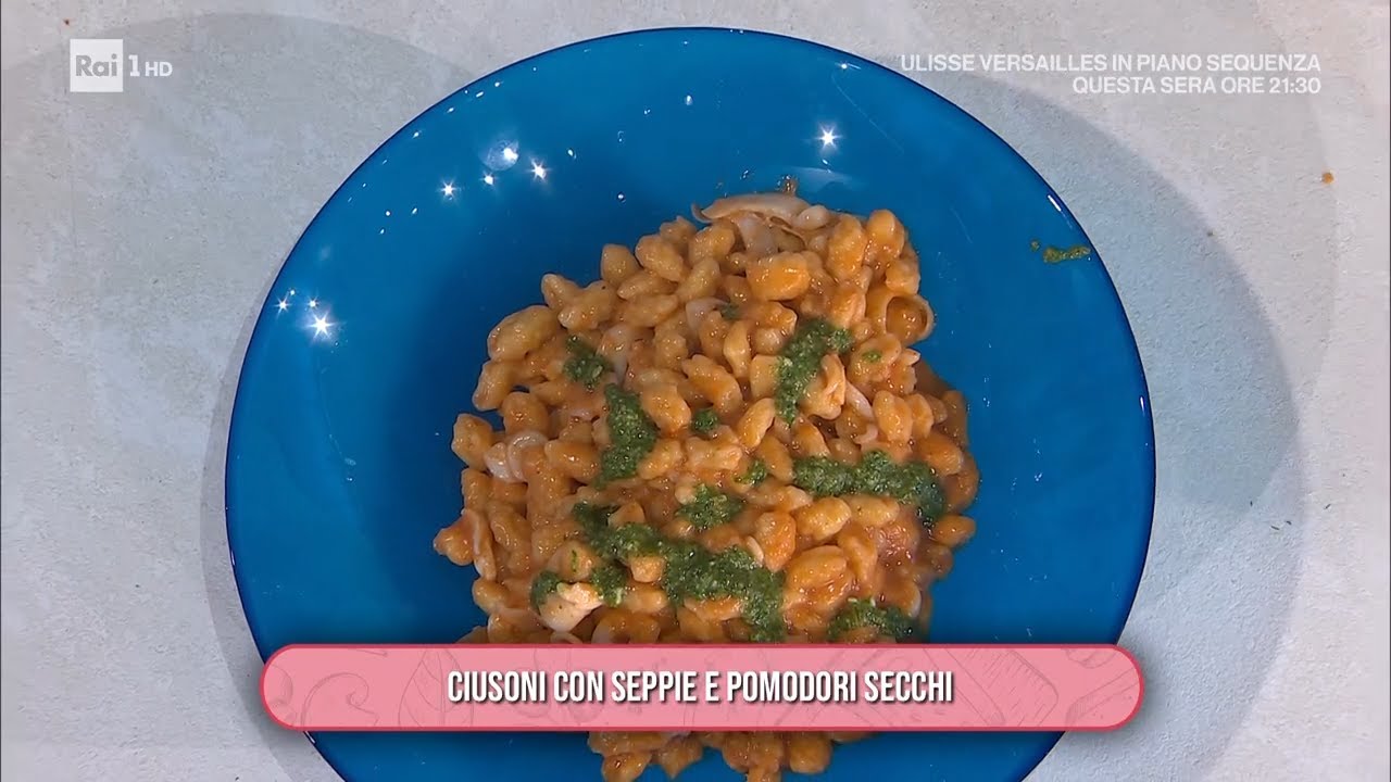 Ciusoni con seppie e pomodori secchi - È sempre mezzogiorno 02/03/2026