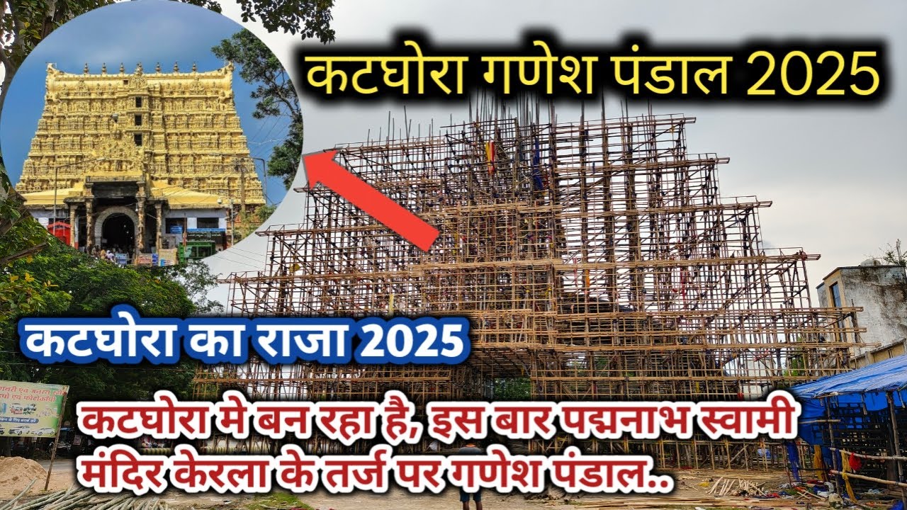 कटघोरा गणेश पंडाल 2025 | कटघोरा का राजा 2025 | katghora ka raja ganesh pandal  | sunil yadav korba