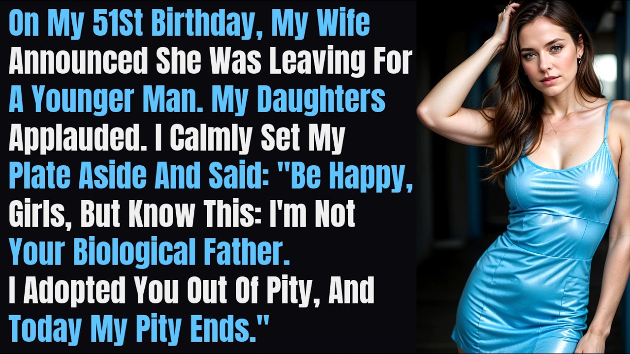 On My 51st Birthday, My Wife Announced She Was Leaving For A Younger Man. My Daughters Applauded.