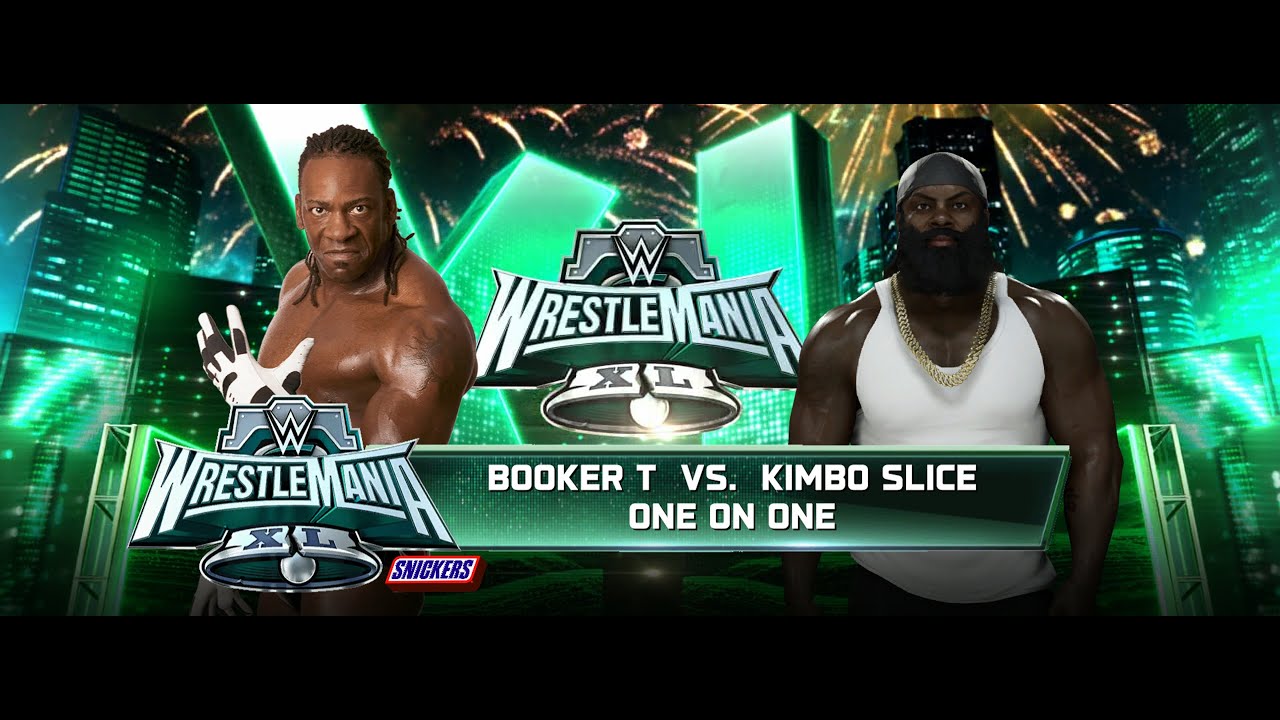 Booker T vs Kimbo Slice   Wrestlevania