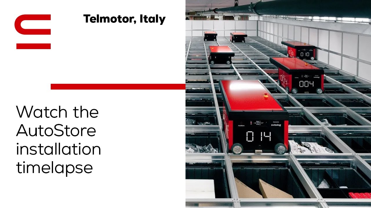 Telmotor, Italy: Watch the AutoStore installation timelapse
