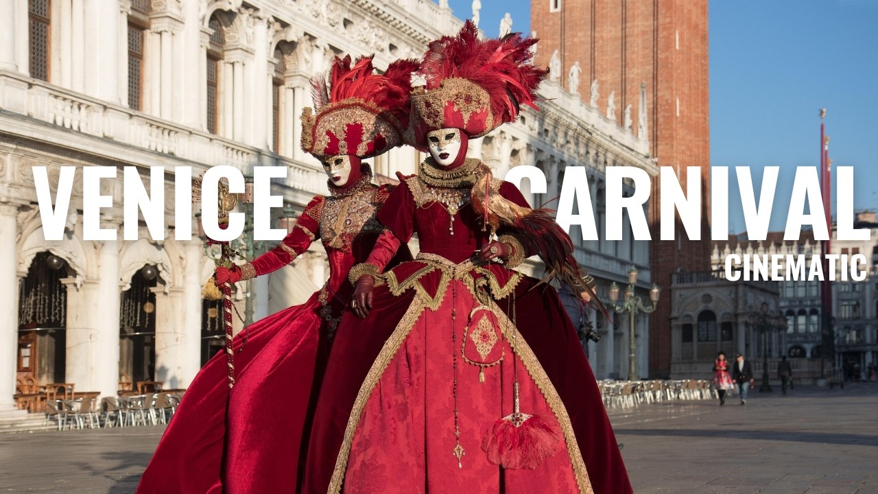 MAGIC of VENICE CARNIVAL 2025 | SONY ZV E10 CINEMATIC