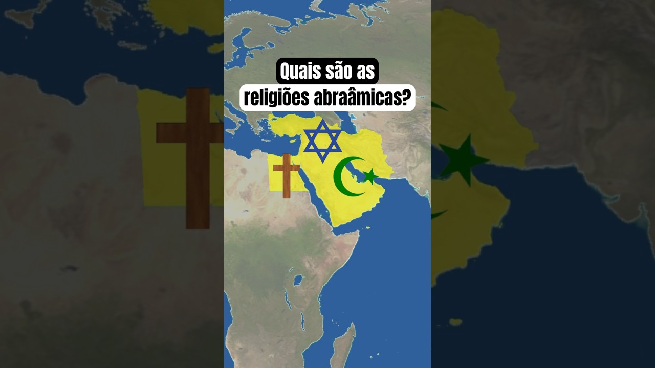Quais s&atilde;o as religi&otilde;es abra&acirc;micas? #religioesabraamicas #historia #judaismo #cristianismo #islamismo