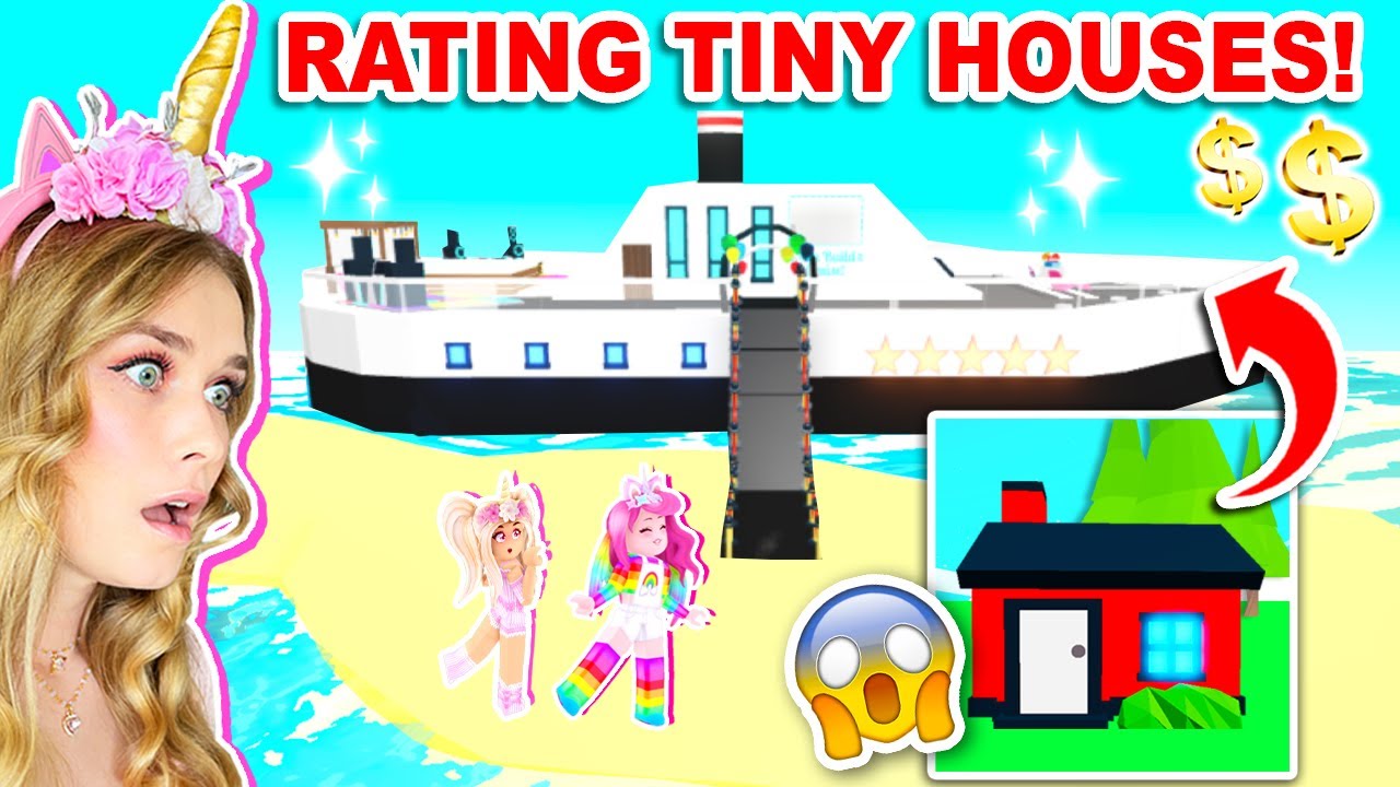 Rating TINY HOUSES ONLY With Sunny! (Roblox)