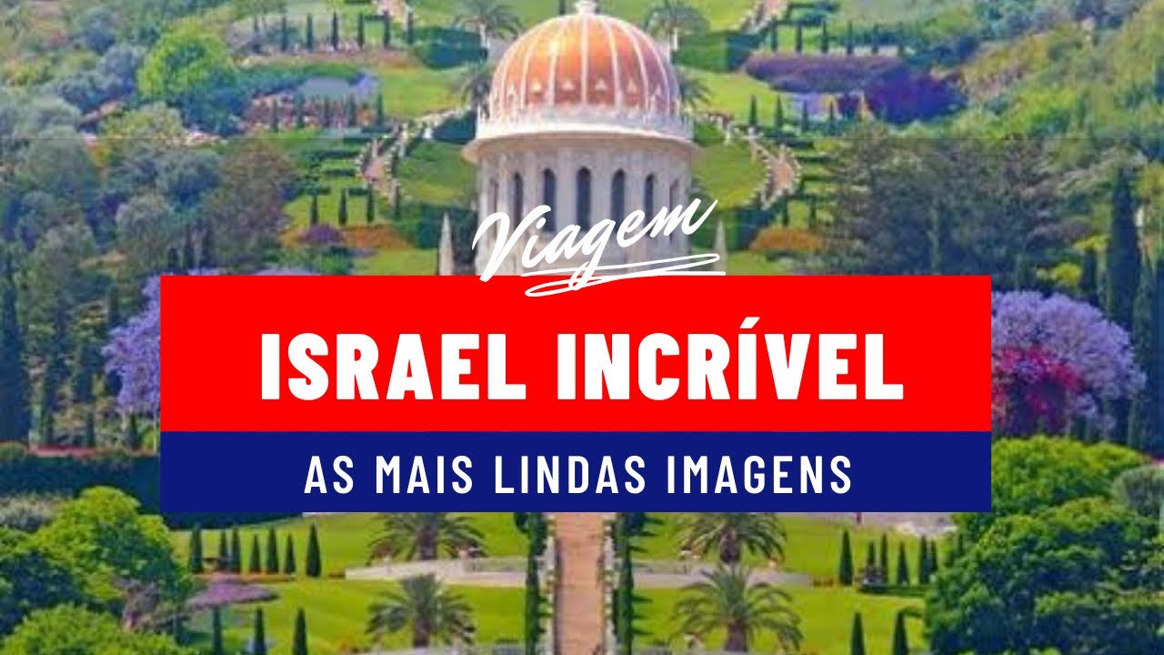 AS MAIS BELAS IMAGENS DE ISRAEL - Tel Aviv / Jaffa / Haifa 🇮🇱