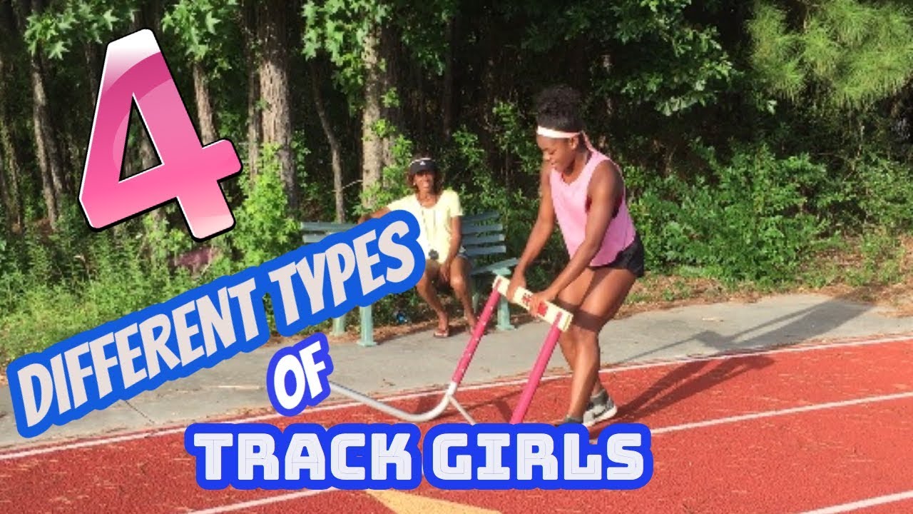 Four Different Types of Track Girls