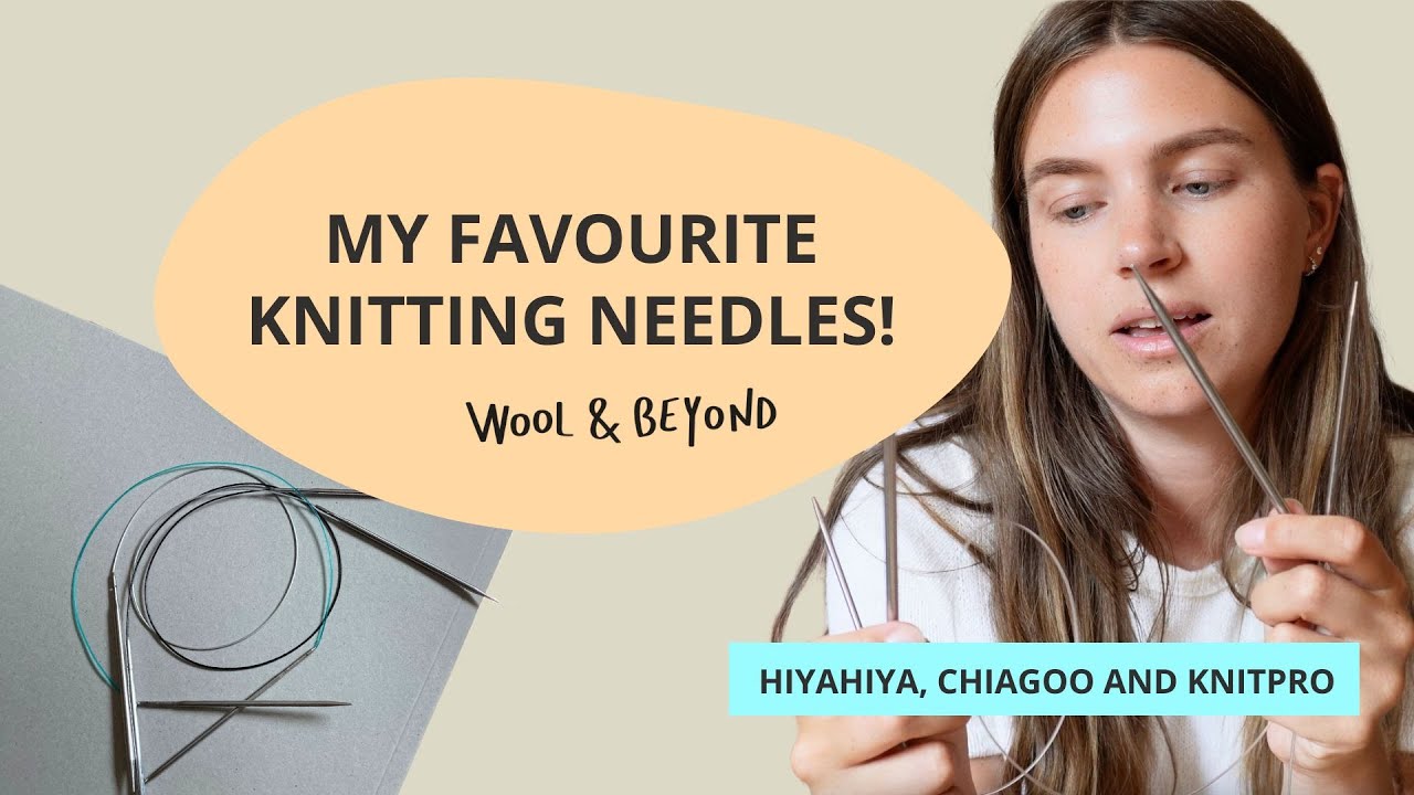 Knitting needle comparison / interchangeable + swivel cord (HiyaHiya, Chiagoo, KnitPro)