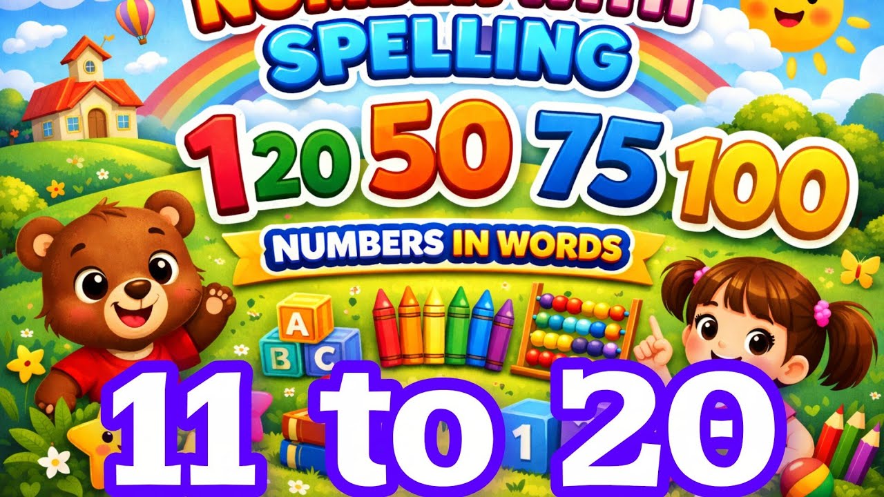 numbers 1 to 100numbers with spelling